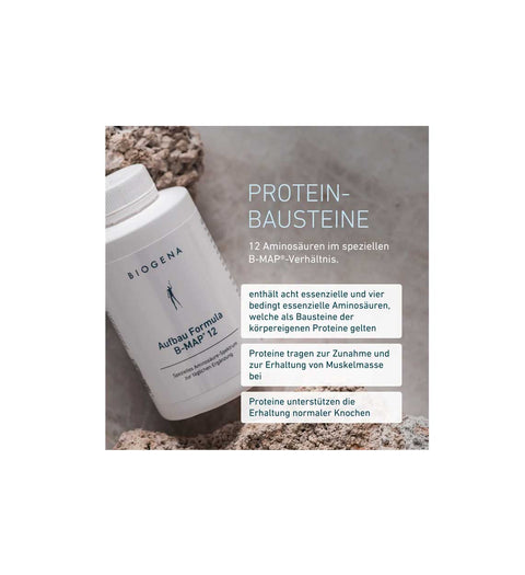 BIOGENA Aufbau Formula B-Map® 12 – Aminosäuren-Komplex | 120 Kapseln