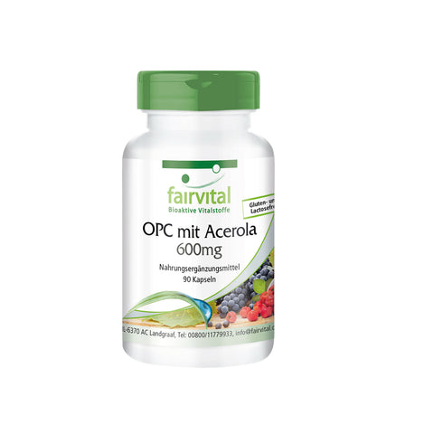 OPC 600mg mit Acerola - 90 Kapseln